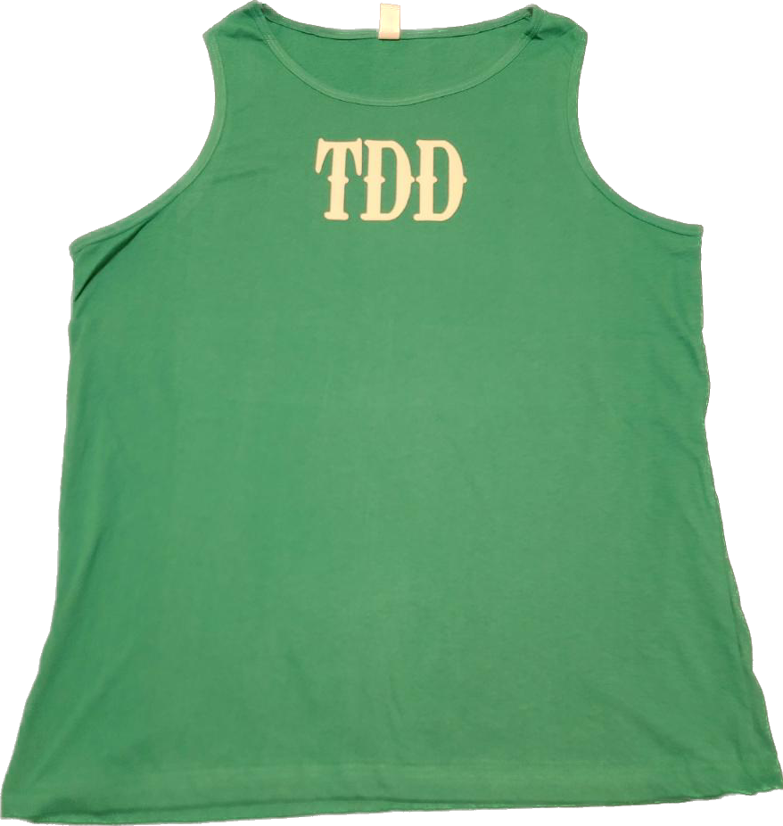 GREEN TILLDADEATH TANK TOP