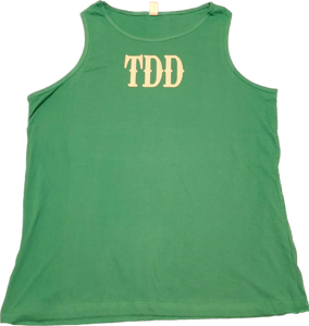 GREEN TILLDADEATH TANK TOP