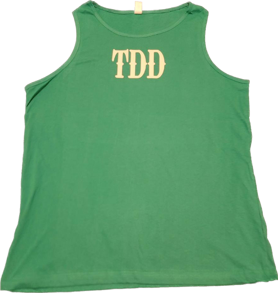 GREEN TILLDADEATH TANK TOP