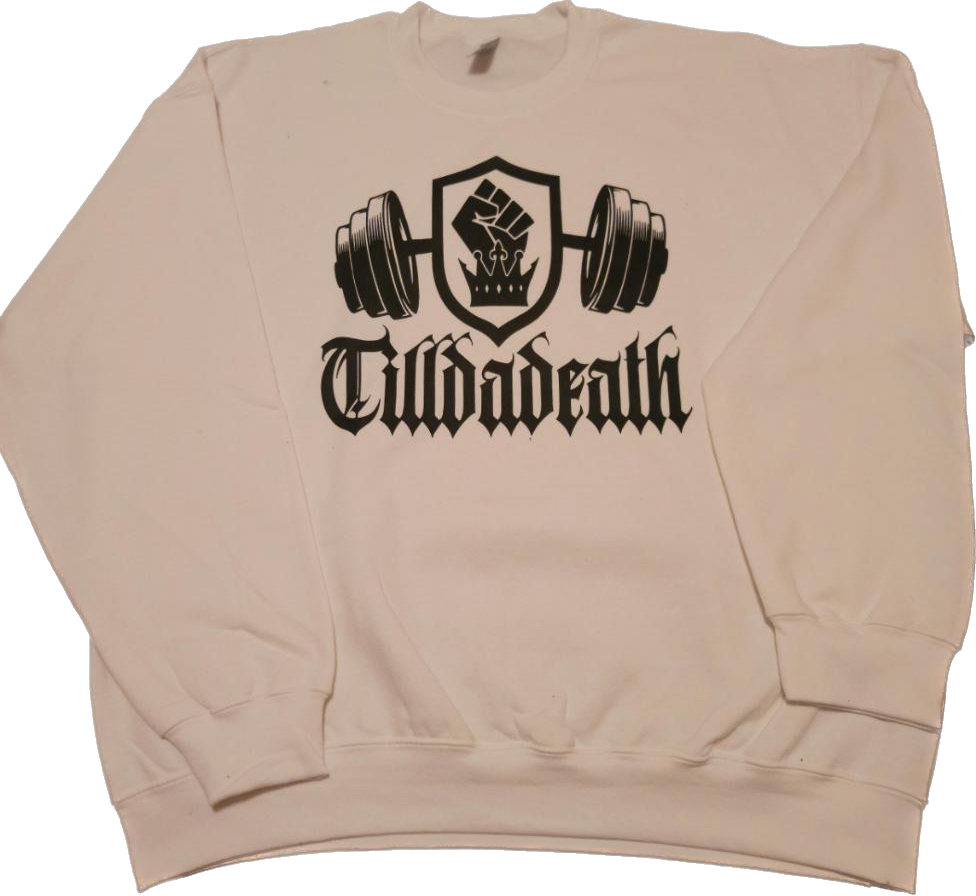 TILLDADEATH GREY SWEATSHIRT