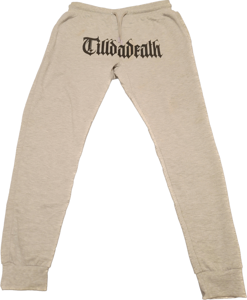 TILLDADEATH GREY JOGGERS